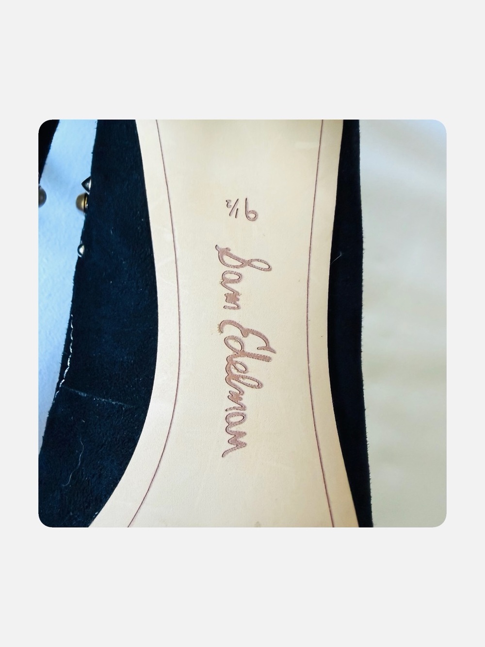 ★ Sam Edelman Lucien Embroidered Pearl Stud
Ankle Strap Pumps Black 9.5 ★ - Picture 5 of 16